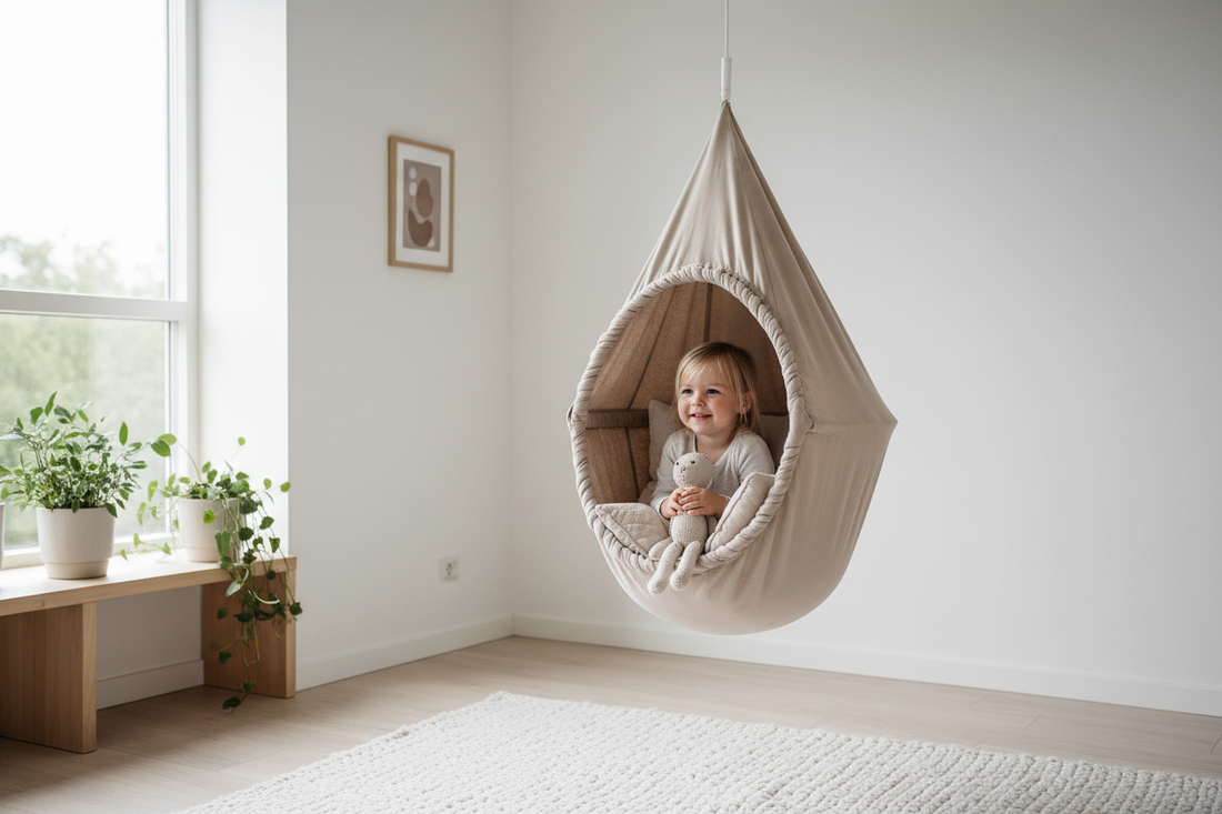 Cocoon swing voor kinderen - Hangstoel in kinderkamer