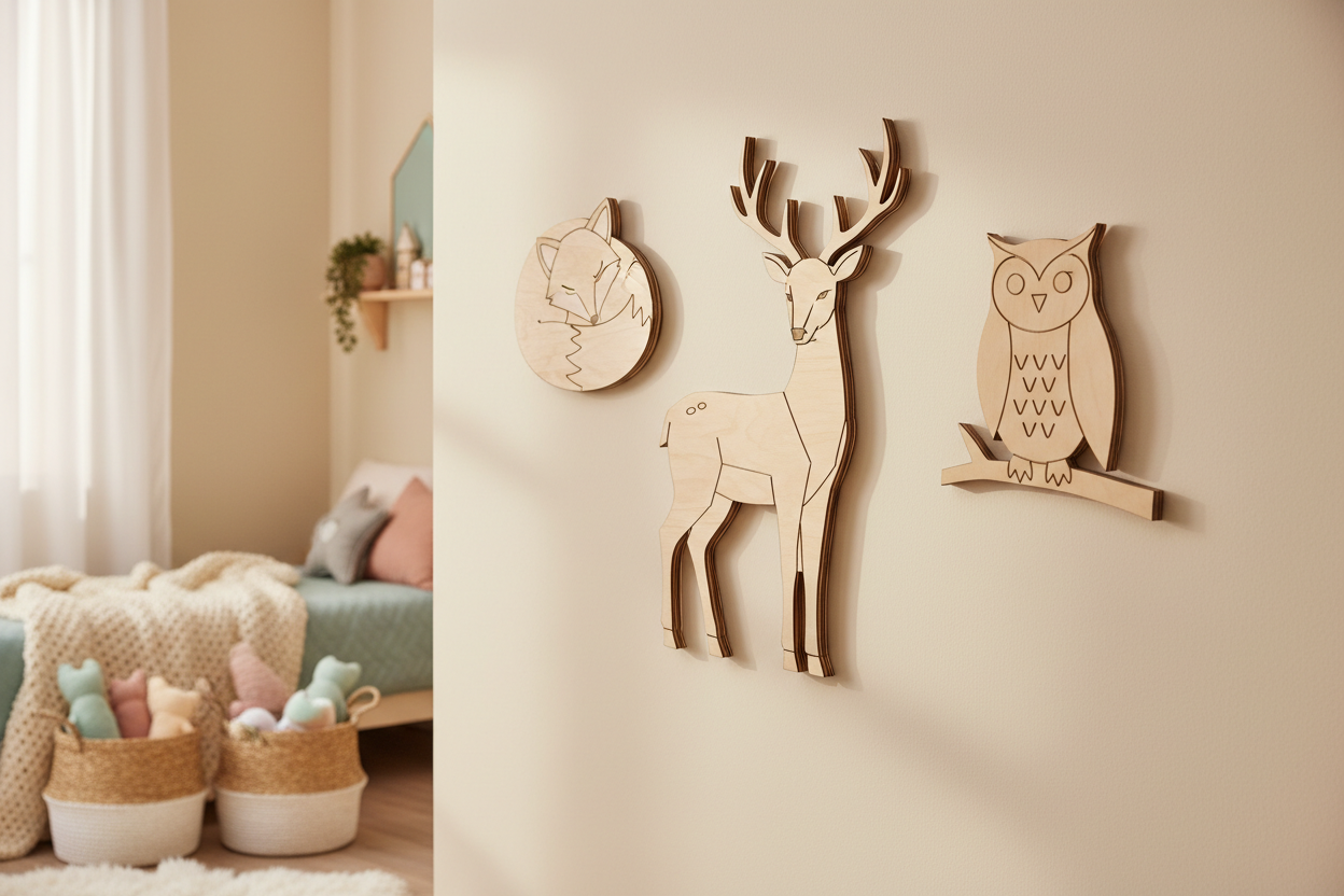 Houten Wanddecoraties Kinderkamer