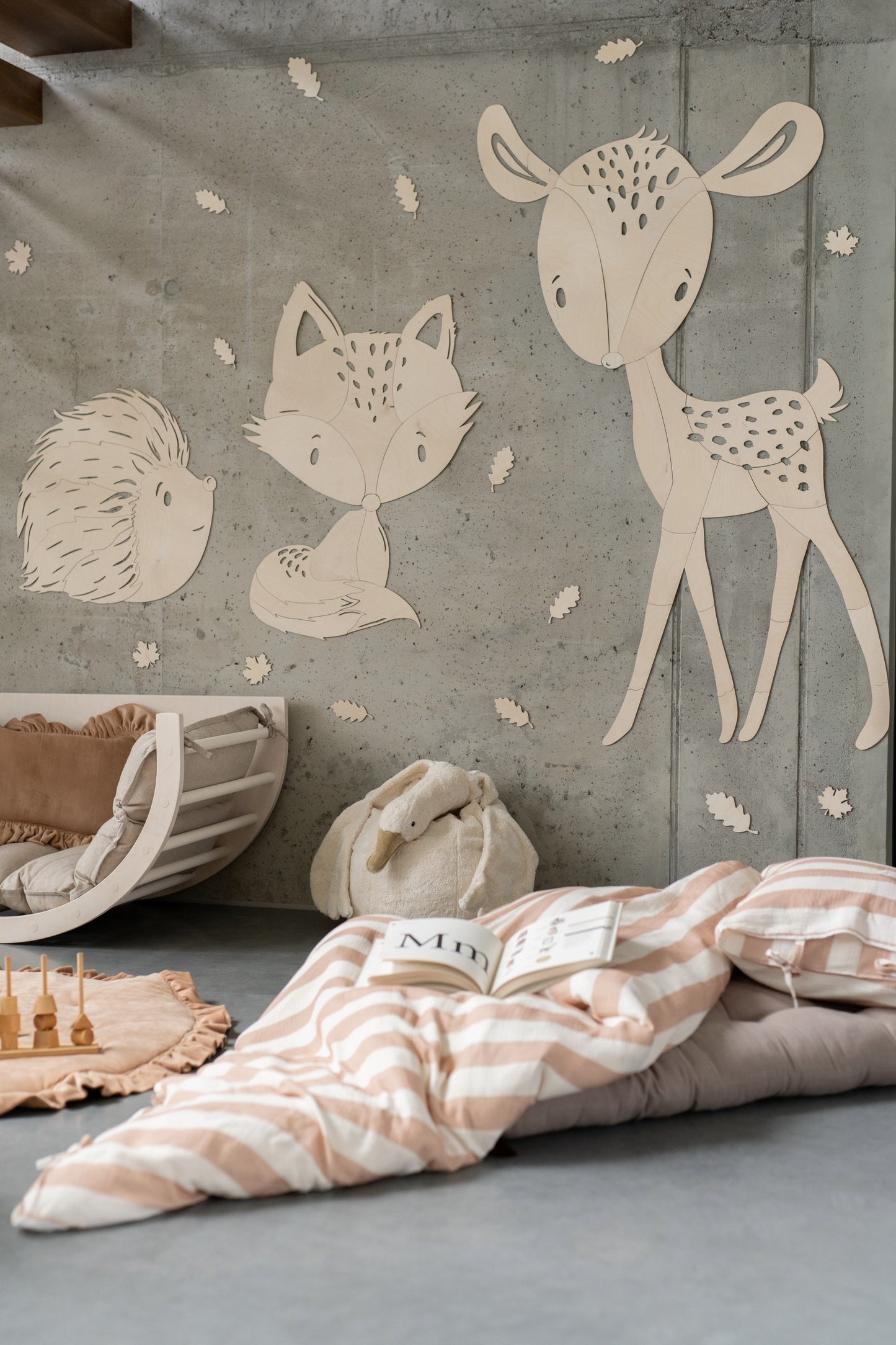 Fox Forest Animal - Wooden Wall Decoration