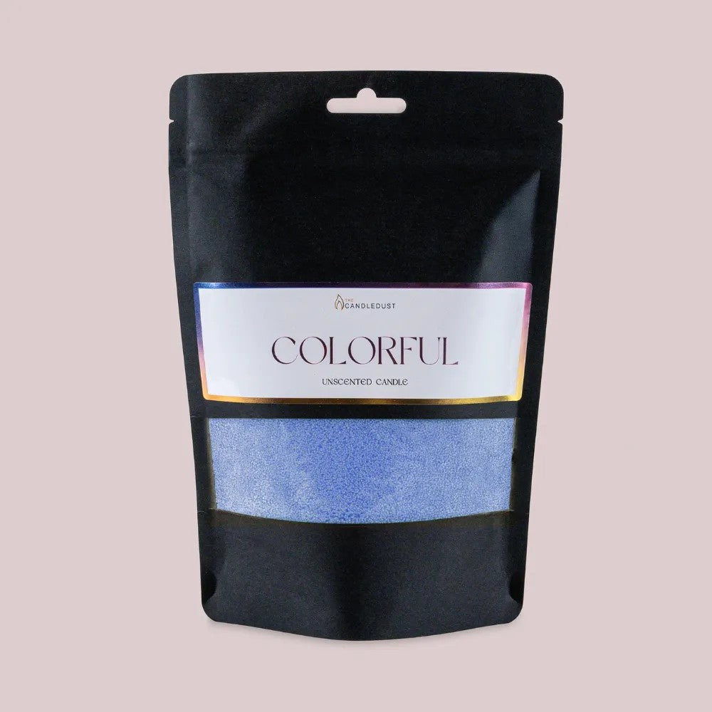 Powdered Candle Refill Kit – Unscented Dark Blue, 330g