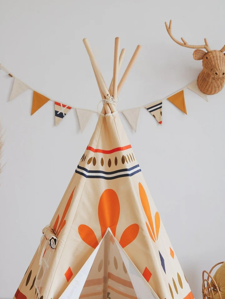 Teepee Tent with Mat - Native Vibe