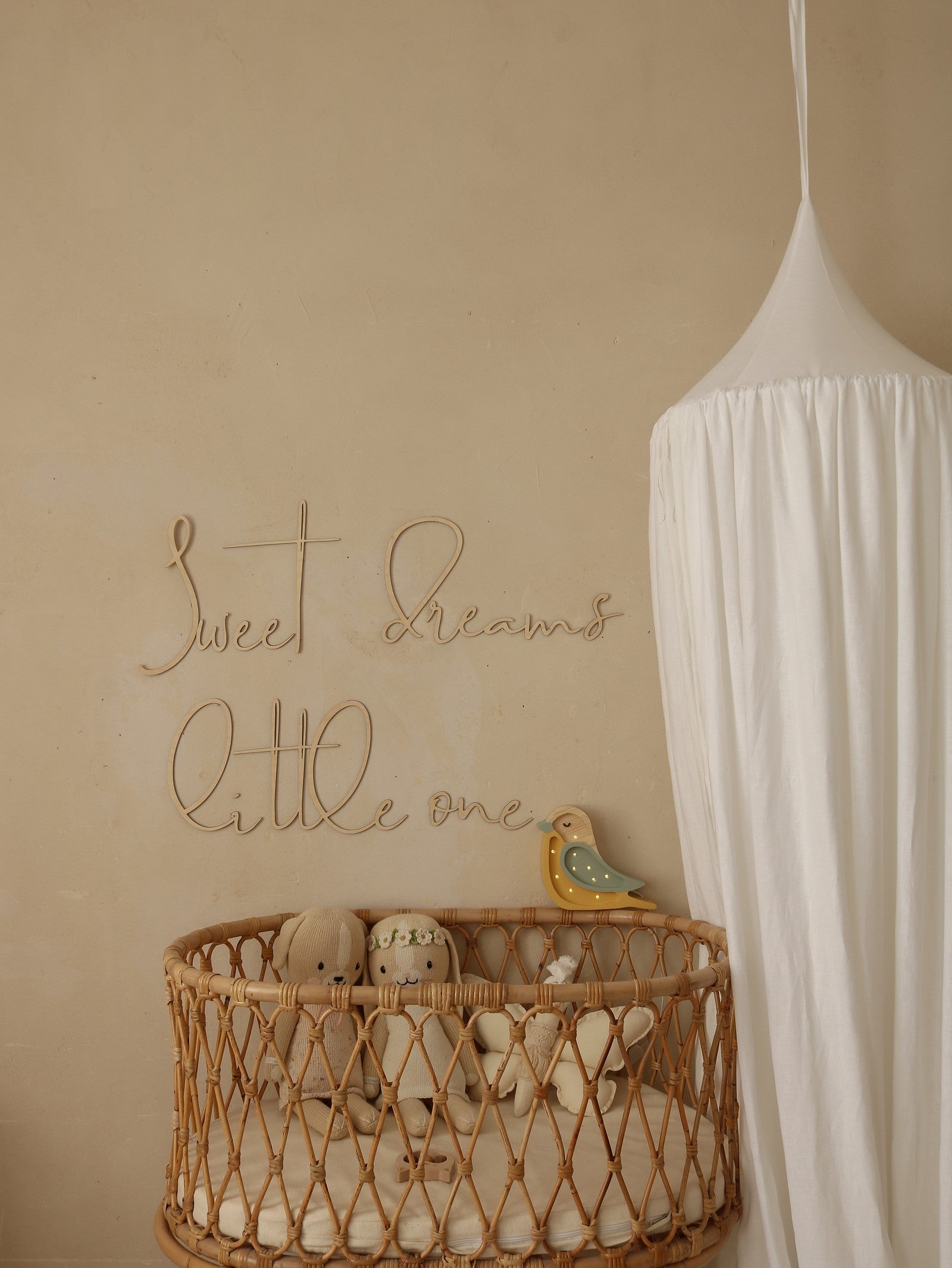 Wooden Wall Sign - Sweet Dreams Little One
